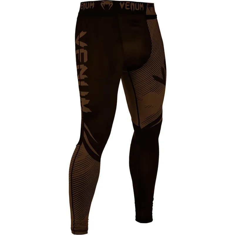 Venum No-Gi 2.0 MMA Compressie Spats - Zwart/Bruin S Beperkte Voorraad