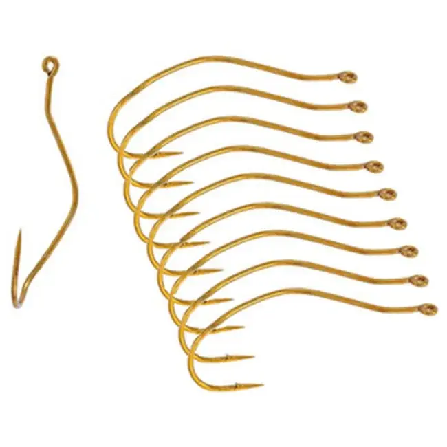 Mustad UltraPoint Slow Death Gold Vishaken (10 stuks) Grootte 4 Beste Prijs
