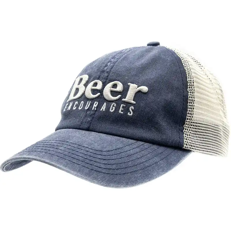 Grunt Style Beer Encourages Mesh Hat - Blauw Seizoensaanbieding