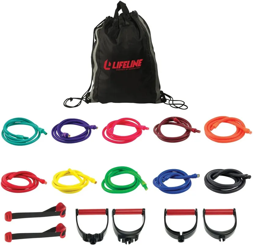 Superprijs Lifeline USA Ultimate Variabele Weerstandstrainer Kit - Veelkleurig