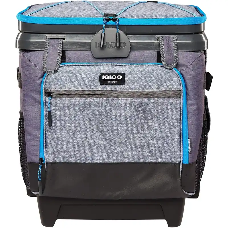 IGLOO MaxCold Cool Fusion 36-Blikjes Roller Soft Cooler - Grijs/Zwart Lage Kosten