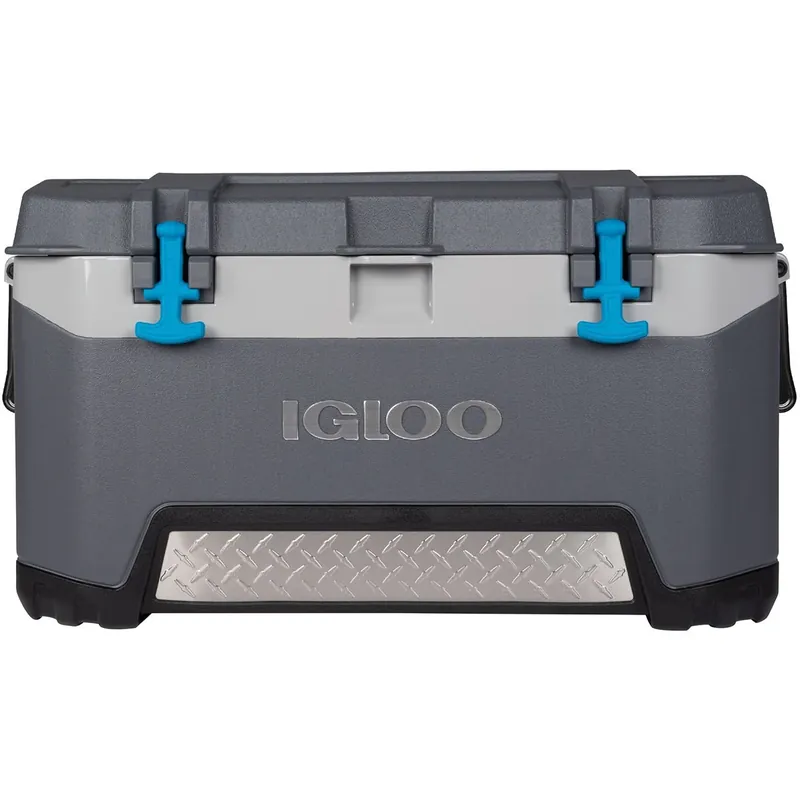 IGLOO BMX 72 qt. Harde koelbox - Carbonietgrijs/Carbonietblauw Snelle Levering
