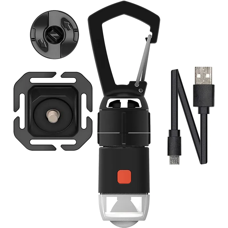 Gear Aid Multifunctionele oplaadbare karabijnhaaklampset Exclusieve Aanbieding