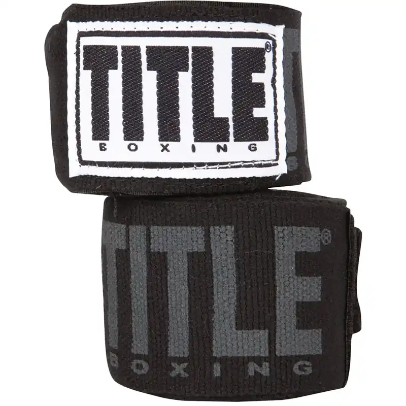 Titel Boxing Power-Flex Elite 180" Vuist Wraps - Zwart Bestseller