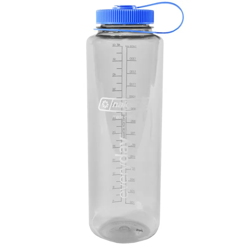 Snelle Levering Nalgene Sustain 48 oz. Silo Tritan Wide Mouth Waterfles - Grijs/Blauw
