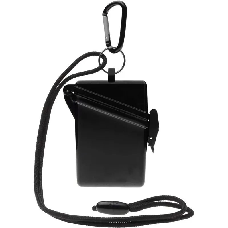 Speciale Aanbieding Witz Surfsafe lichtgewicht waterdichte sporttas met koord en karabijnhaak - Zwart