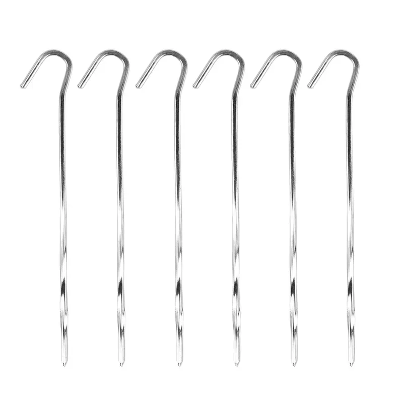 Coghlan's 7" Spiesjes (6 stuks), 3.5 oz Gewicht, Stalen Kampeertentenharingen Direct Beschikbaar