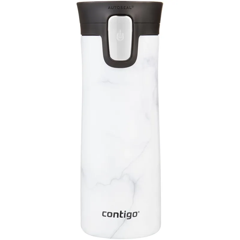 Fabrieksprijs Contigo 14 oz. Pinnacle Couture AutoSeal geïsoleerde roestvrijstalen reisbeker Wit marmer