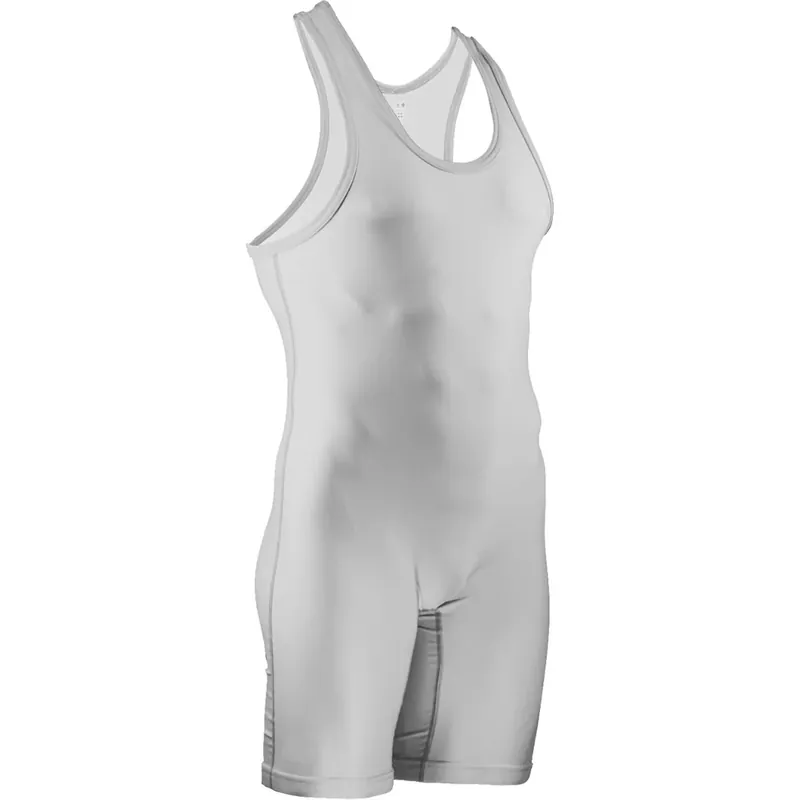 Cliff Keen Relentless Worstelen Singlet - Wit S Weekendaanbieding