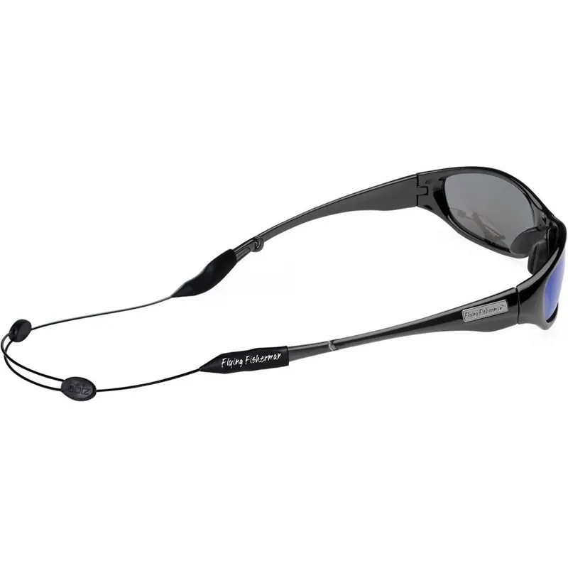 Populair Flying Fisherman Cable Zip Verstelbare Zonnebrilhouder - Zwart