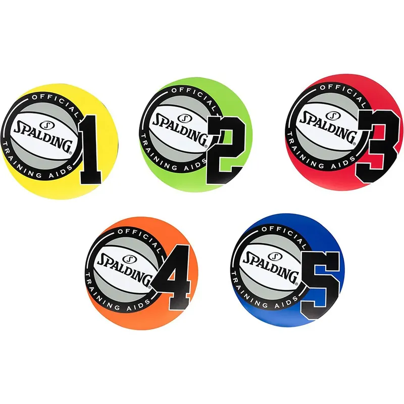 Actieprijs Spalding Shooting Spots Trainingshulpmiddel 5-Pack - Multicolor