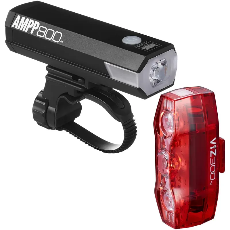 CatEye Koplamp en Achterlicht Combo Kit - AMPP800/ViZ300 Koop Vandaag