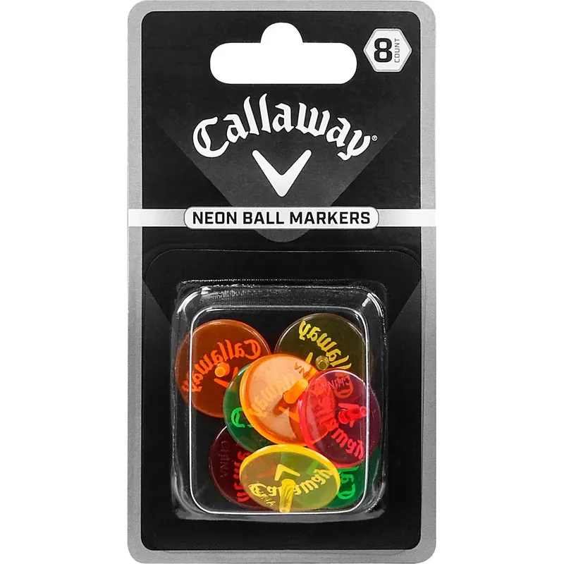 Veilige Betaling Callaway Neon Golfbal Markers - 8-Pack - Multicolor