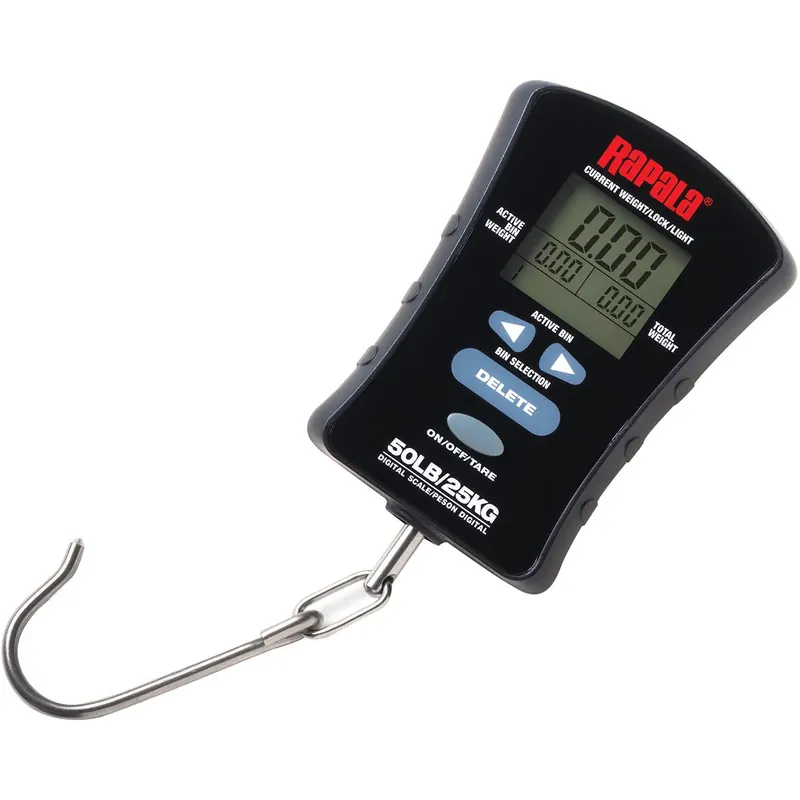 Actieprijs Rapala 50 lb. Compacte touchscreenweegschaal - Zwart