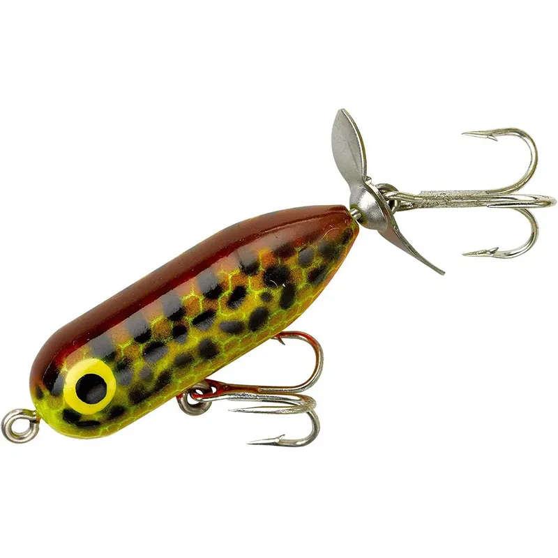 Laatste Versie Heddon Tiny Torpedo 1/4 oz visaas Bullfrog