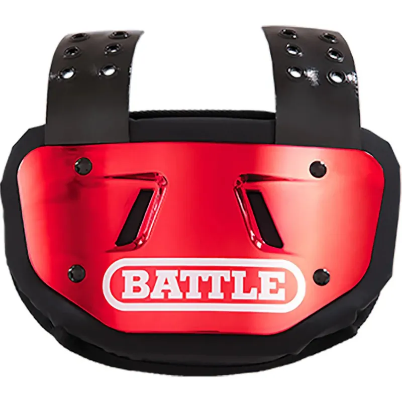 Battle Sports Jeugd Chrome Beschermende Voetbal Achterplaat Rood Bestseller