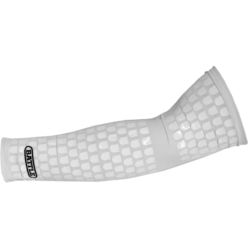 Battle Sports Ultra-Stick Football Full Arm Sleeve - Wit Jeugd S/M Koop Vandaag