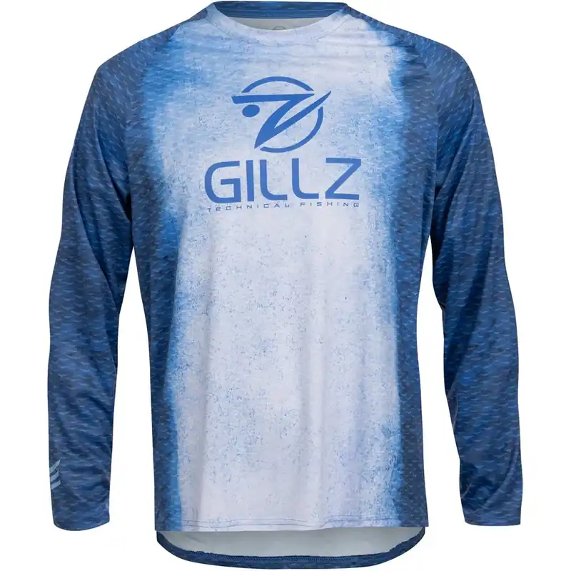 Laatste Kans Gillz Contender Series FS UV T-shirt met lange mouwen - Klassiek blauw S