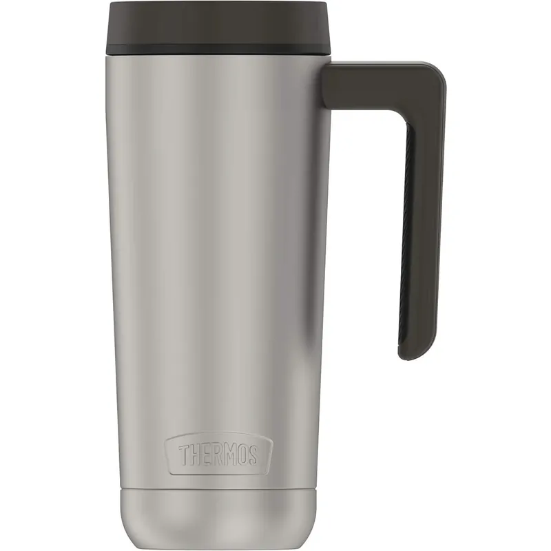 Thermos 18 oz. Alta vacuüm geïsoleerde roestvrijstalen mok Mat staal/zwart Alleen Vandaag
