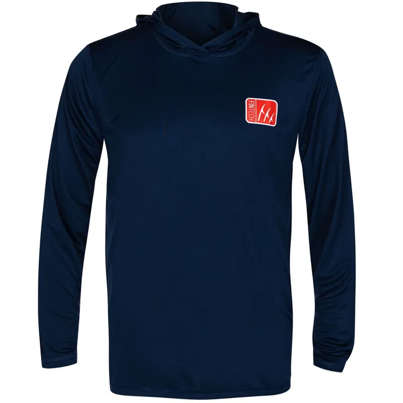 Fintech Logo 2C UV Pullover Hoodie - Jurk Blauw S Gecertificeerd