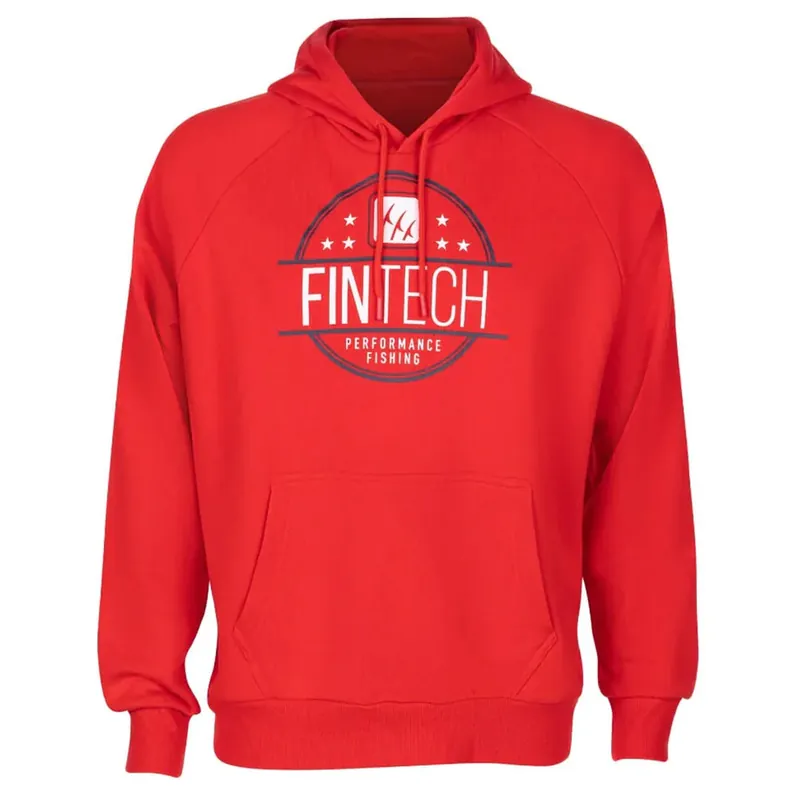 Tijdelijk Beschikbaar Fintech FPF Rising Point Breeze Fleece Pullover Hoodie - Hoog Risico Rood S