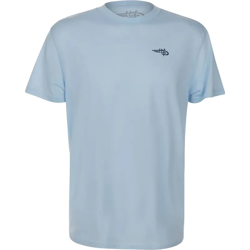 Superprijs Reel Life Neptune Ocean Washed Dark Tropics Blok T-shirt - Omphalodes M