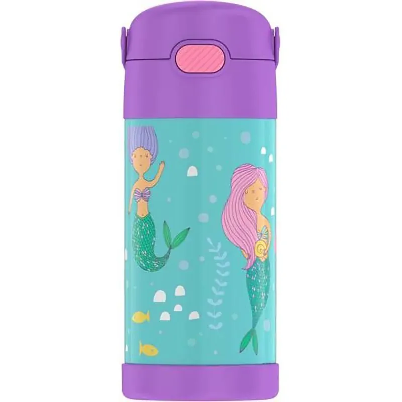 Korting Thermos 12 oz. Kid's Funtainer Geïsoleerde RVS Fles met Bail Handvat Meermin