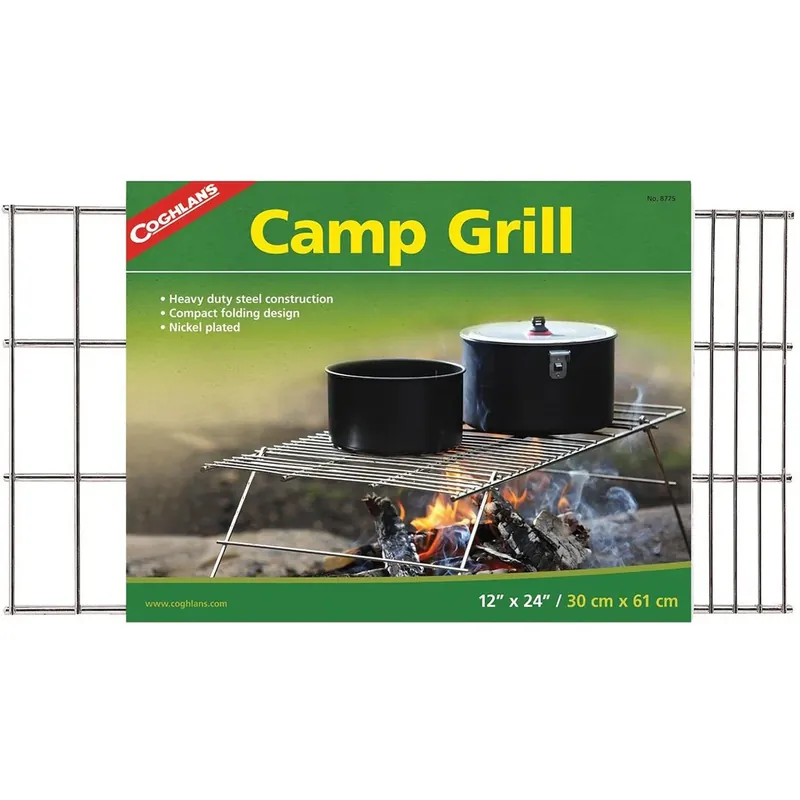 Coghlan's Camp Grill, 12" x 24" zware stalen constructie, kampeeruitrustingspot Beperkte Voorraad