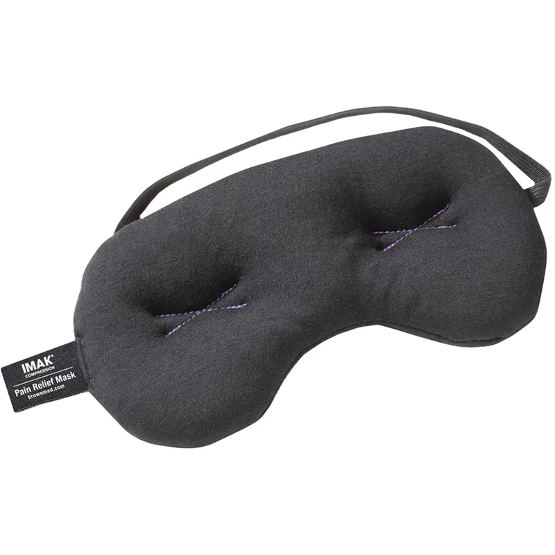 Brownmed IMAK Eye Pillow Pijn- en stressverlichtend masker - Zwart Seizoensaanbieding