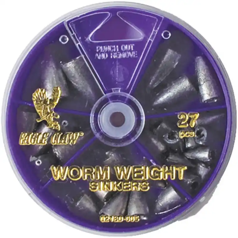 Premium Eagle Claw Worm Gewicht Sinkers