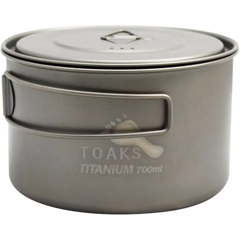 TOAKS Light Titanium 700ml Outdoor Camping Kookpot POT-700-D115-L Lage Prijs