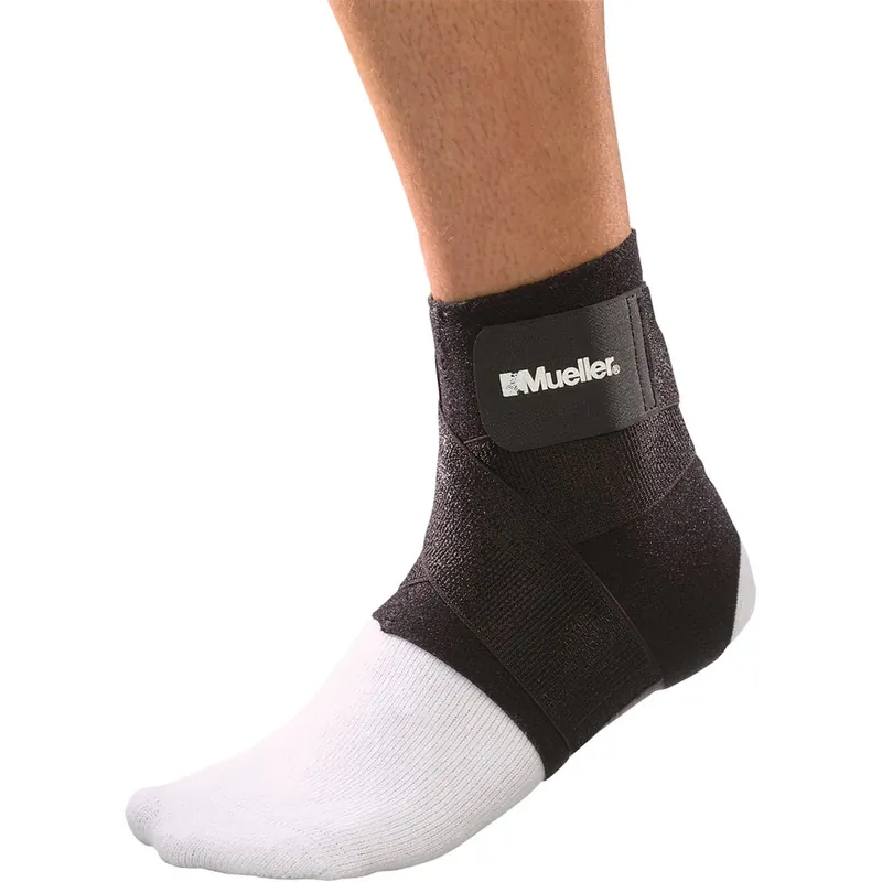Koopje Mueller Enkelbrace met Bandjes - Zwart M
