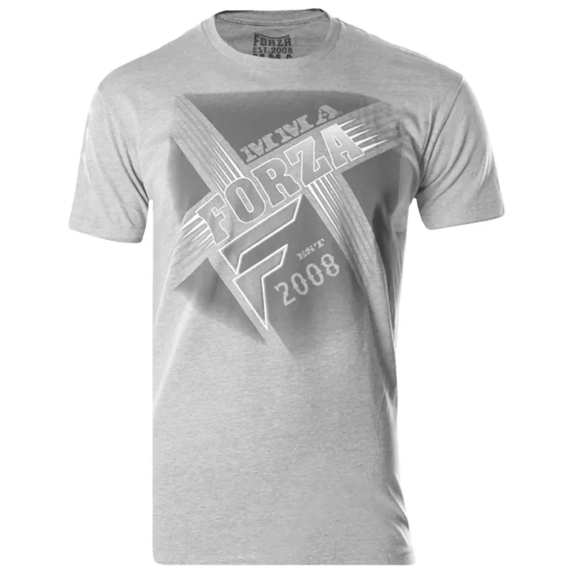 Superprijs Forza Sports "Crossroads" MMA T-shirt - Donker Heather Grijs S
