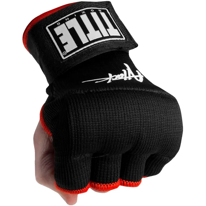 Title Boxing Attack Nitro Speed ​​Training Glove Wraps - Zwart S Dagaanbieding