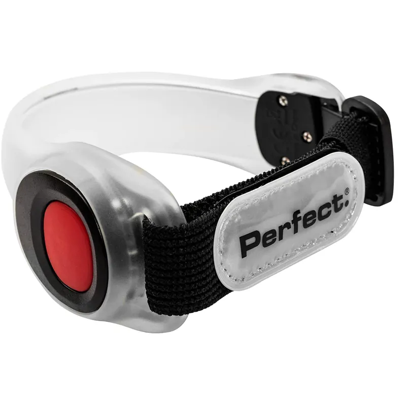 Perfect Fitness LED Veiligheidsarmband - Transparant Gecertificeerd