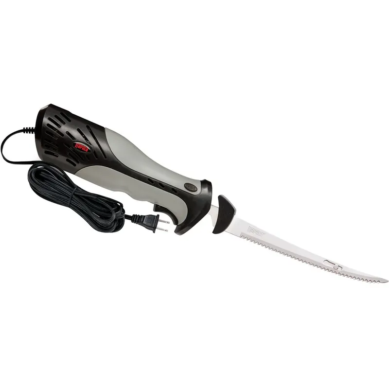Rapala Heavy Duty Elektrisch Fileermes - Zwart/Grijs Aanbieding