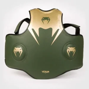 Nieuw Venum Pro Boks Body Protector - Khaki/Goud