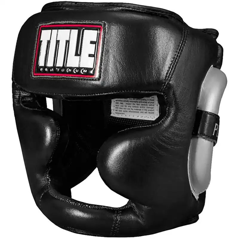 Titel Boxing Platinum Premier Full Training Hoofddeksel 2.0 - Zwart Normaal Merkproduct
