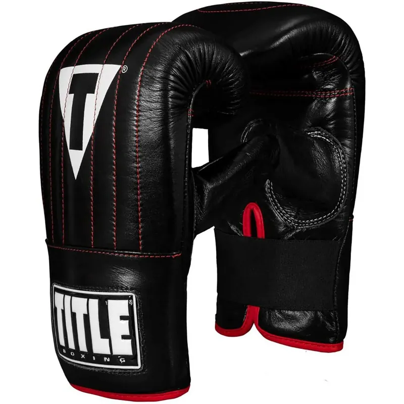 Titel Boxing Professional Old School leren tashandschoenen 3.0 - Zwart Normaal Beperkte Voorraad