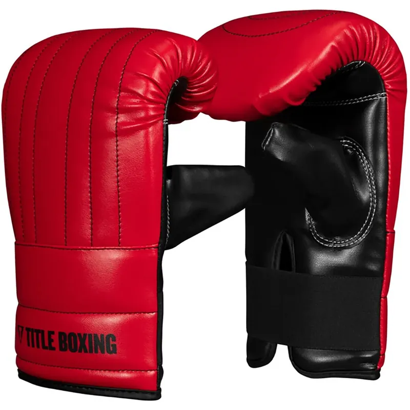 Titel Boks Old School Bag Handschoenen 3.0 - Rood/Zwart Normaal Nu Kopen