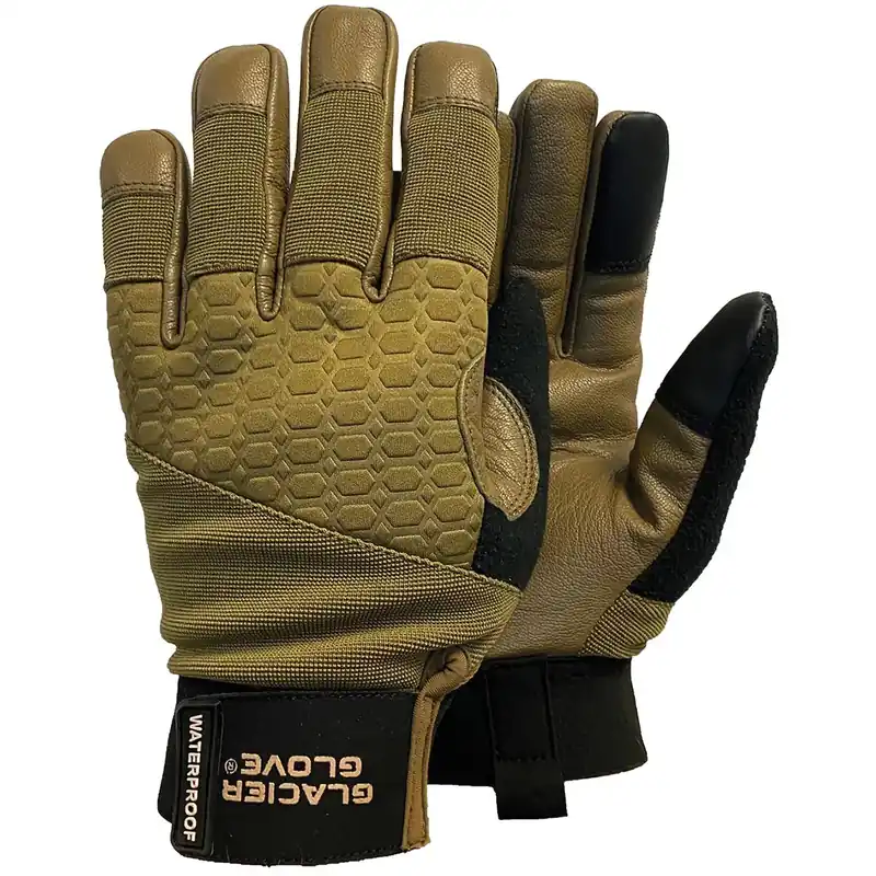 Glacier Glove 2023 Alaska Pro Full Finger Waterdichte Handschoenen - Coyote S Actieprijs