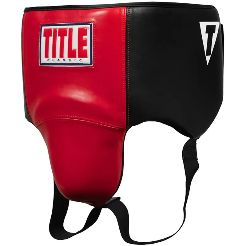 Goedkoop Title Boxing Classic Ultra-Light Protective Cup 2.0 - Zwart/Rood S
