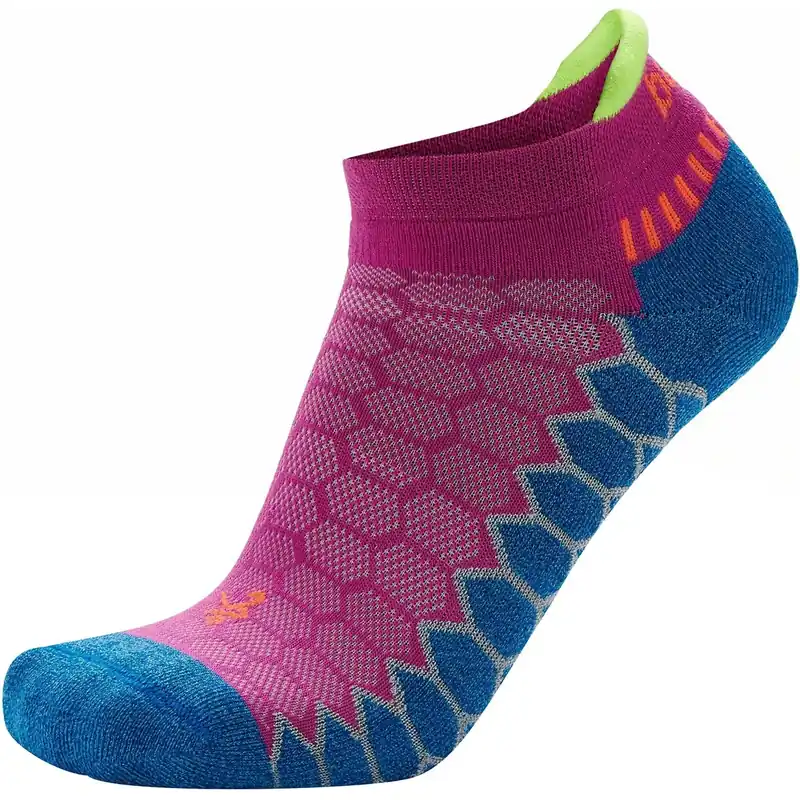Finale Uitverkoop Balega Silver No Show hardloopsokken - Pinkberry/Denim S