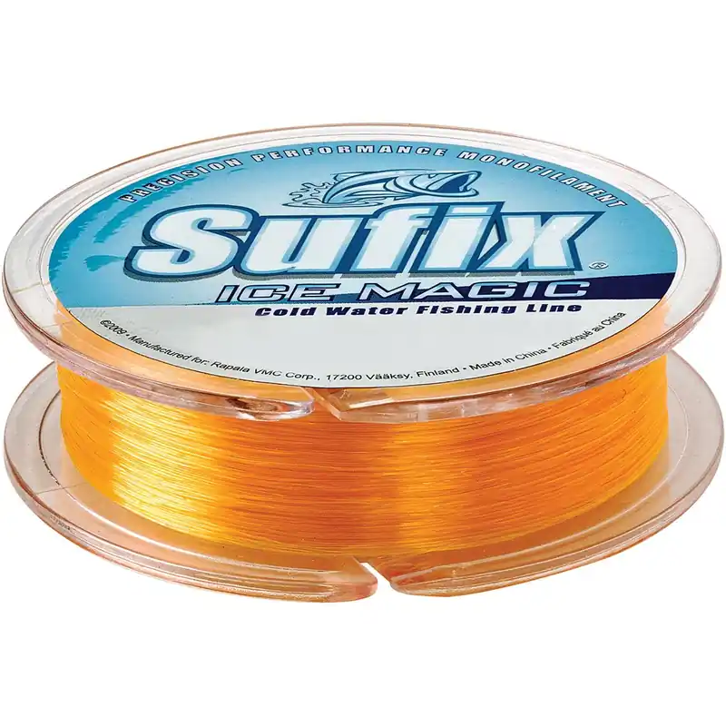 Laatste Kans Sufix Ice Magic monofilament vislijn, neonoranje, spoel van 300 meter