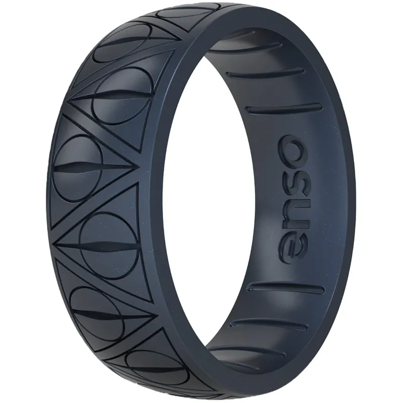 Finale Uitverkoop Enso Rings Harry Potter Relieken van de Dood Klassieke Siliconen Ring