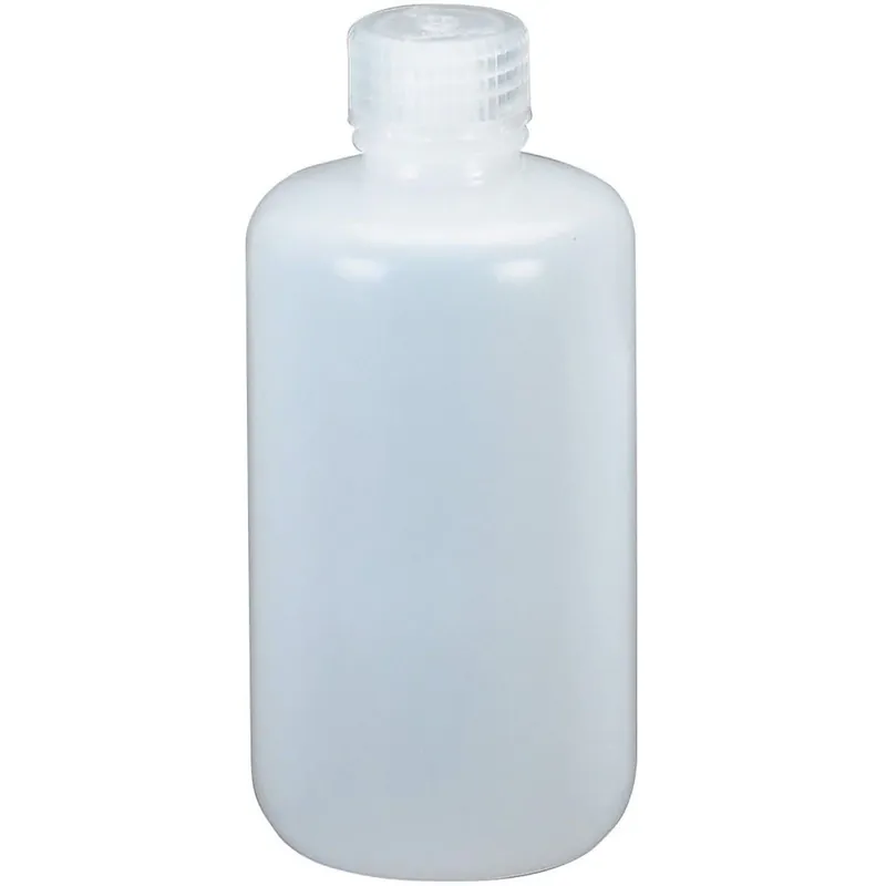 Meest Verkocht Nalgene HDPE Smalle Mond Ronde Fles - Wit 8 oz.