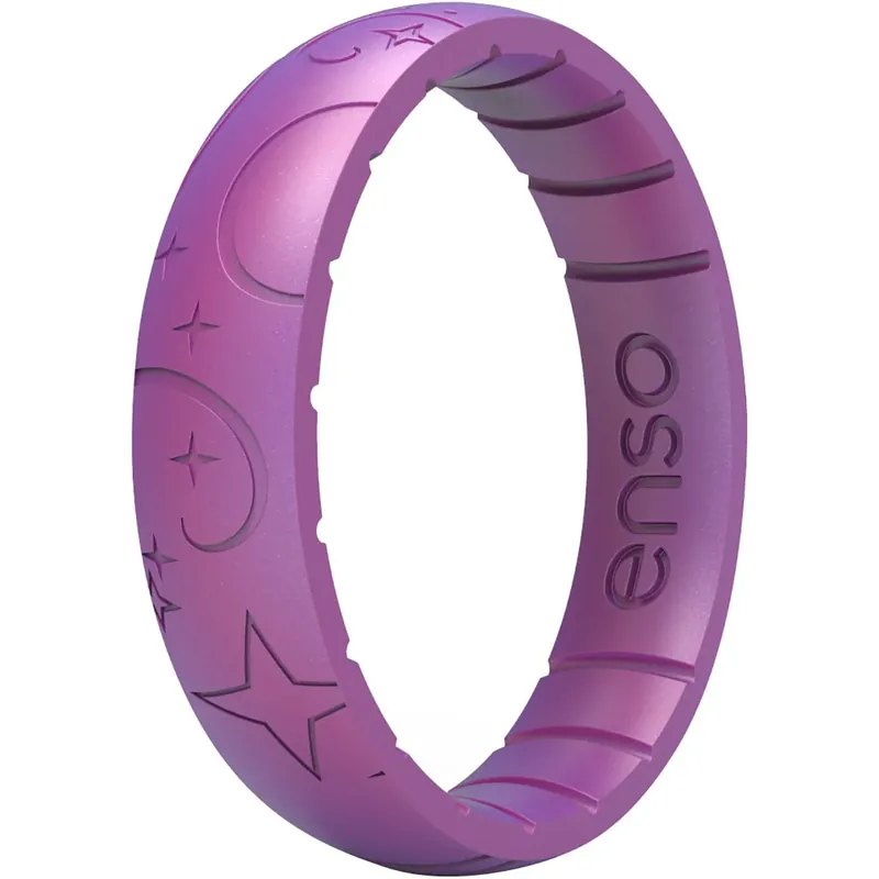 Hoge Kwaliteit Enso Rings Dunne Geëtste Legends Serie Siliconen Ring - 6 - Fairy Magic