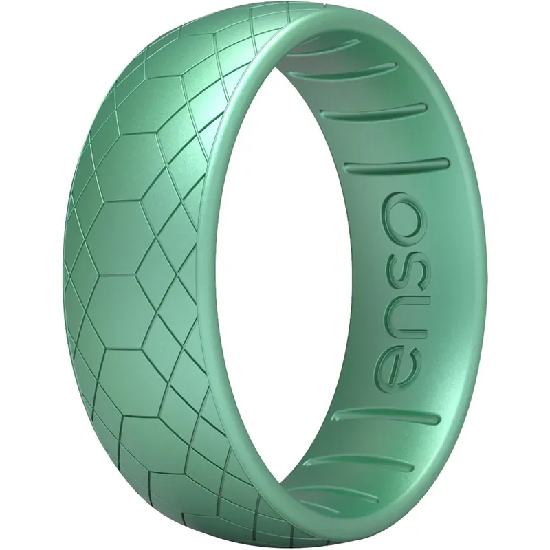 Enso Rings Classic Etched Legends Series Siliconen Ring - Medusa Slang Hoge Kwaliteit