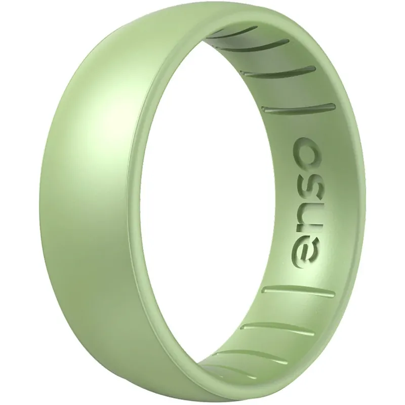 Betrouwbaar Enso Rings Classic Birthstone Series Siliconen Ring - Peridot