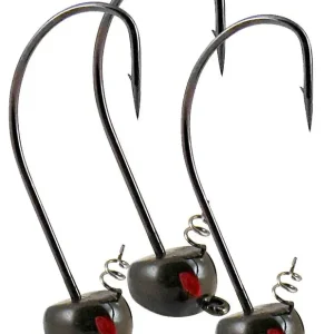 YUM Baits 3/16 oz Groene Pompoenkop Vis Jigs - 3/0 Haken Betrouwbaar